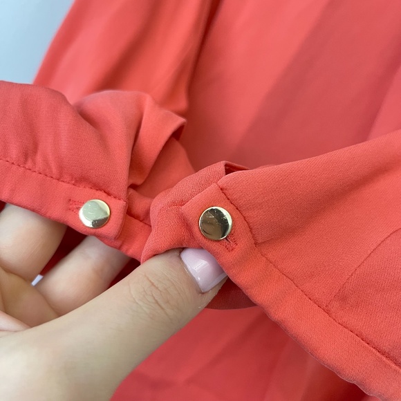 Diane Von Furstenberg Coral Tunic, sz 4 - Picture 3 of 12